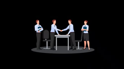 Business Agreement Alpha Channel