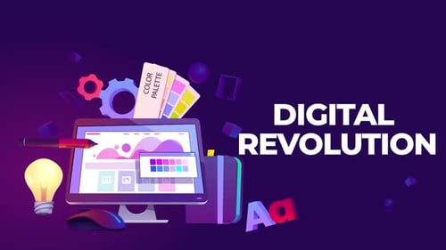 Digital Revolution Vector BG