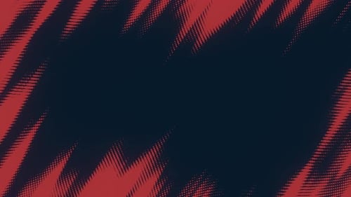 Abstract Halftone Fluid Motion Frame Scratched Pop Art Wavy Dynamic Dotted Flames