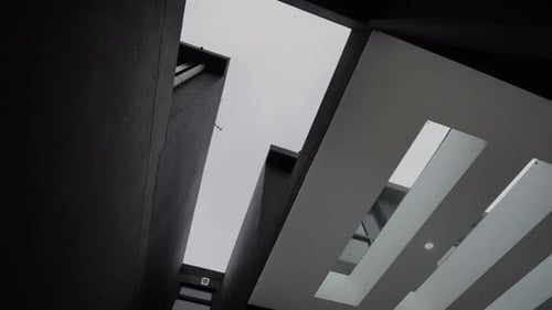 Low angle view of architecture of realestate building.