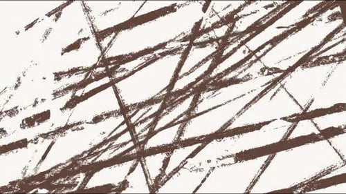 Textura dinámica abstracta: rayas diagonales marrones sobre fondo beige