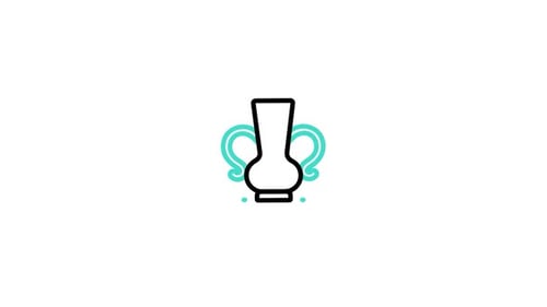 Animiertes Vasensymbol