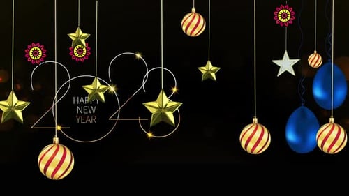 2024 Happy New Year Background