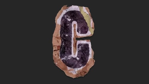 Grunge Card & Paper Letter C