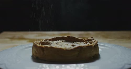 close up of a Pandoro, a typical Italian pastry eaten during the Christmas holidays and the New Ye