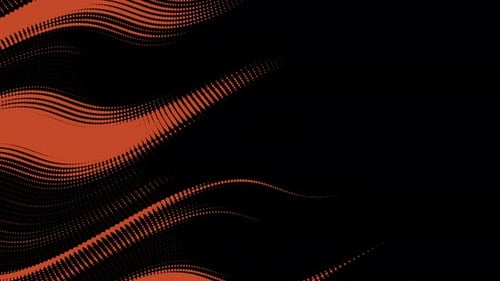 Abstract Wavy Halftone Fluid Motion Background Scratched Pop Art Wavy Dynamic Dotted Flames From