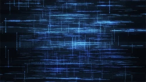 Futuristic Virtual Interface Screen Data Mining Digital Software Cyber Attack System Malware Data
