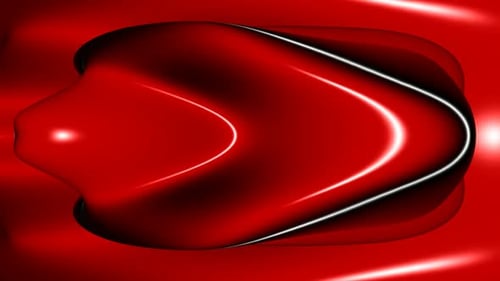 Background with Red Shaped Plasma, Unique Design, Exclusive, Reflection, 3D Render