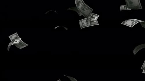 Dinheiro caindo
