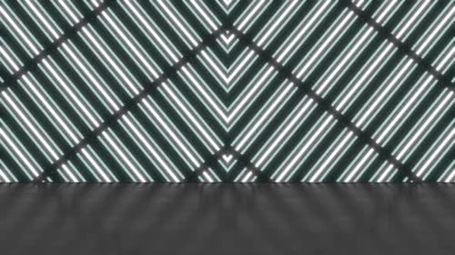 Dynamic Glowing Geometric Lines Abstract Background