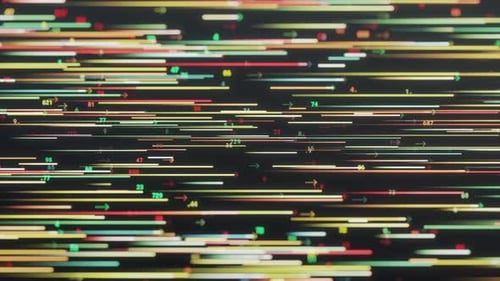 Collection Creator : Logo de couleur foncée révélant un élément graphique avec un cercle éclatant et des lignes animées