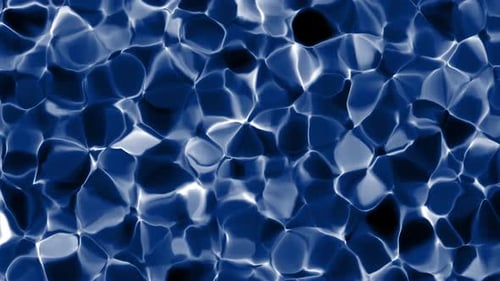 Abstract Marble Texture Wave Background Animation Blue Color