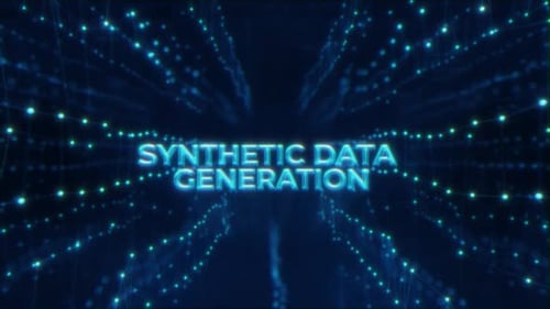 Futuristic Blue Digital Data Network Title Reveal