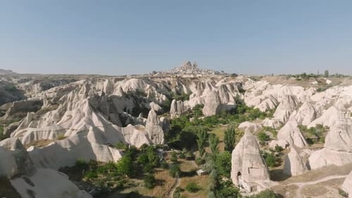 Vistas panorámicas de Capadocia en Turquía