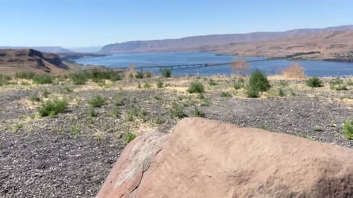 video view of Columbia River Gorge, Vantage, Washington