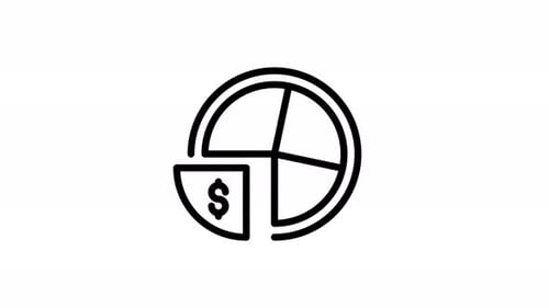 Animation Dividend Earnings Icon