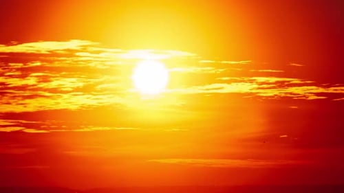 Vivid Sunset Timelapse in Nature