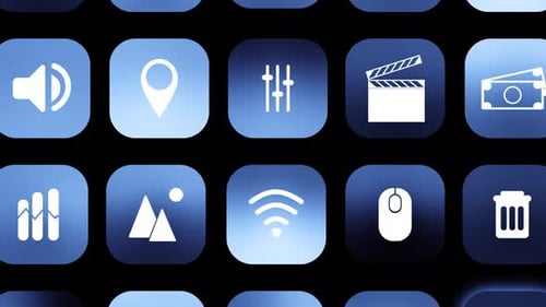 Computing and Software App Icon Animation