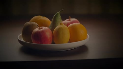 Healthy Nutrition Fruits with Vitamins and Antioxidants