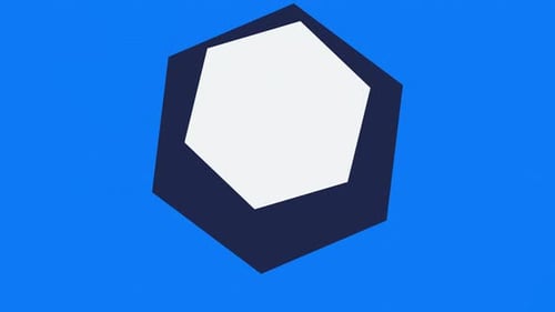Hexagon transition background