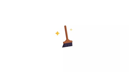Broom Icon Animation