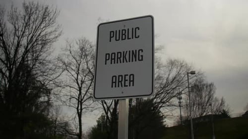 Public Parking Area Sign