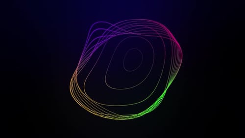 Colorful gradient abstract circle pattern modern animated background. Gradient typography animation.