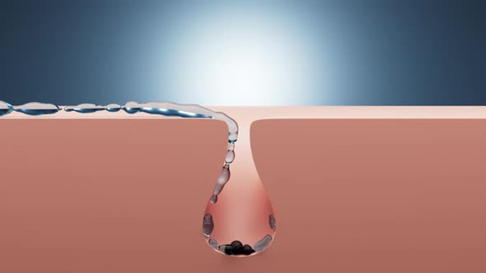3d animation of Skin Layer Water deep Cleaning dirty skin, Backgrounds ...