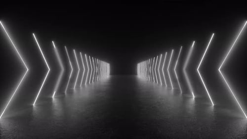 Monochrome Tunnel Photo