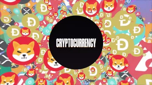 Cryptocurrency Icons Animation