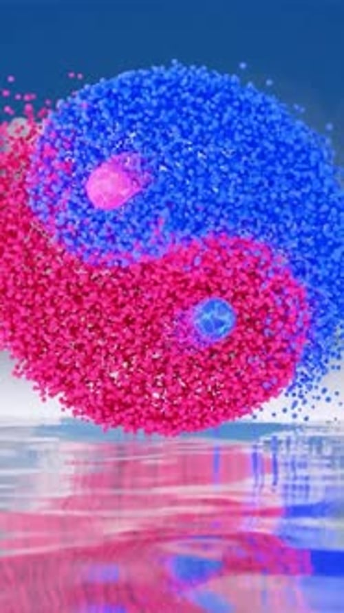 Símbolo dos Jogos Olímpicos Motions 4K