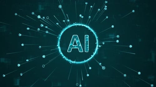 Futuristic Artificial Intelligence AI Reveal Animation