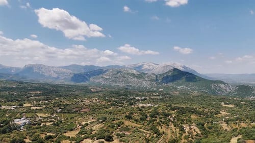 Breathtaking Aerial View of Sunny Sardegna's Majestic Natural Landscape