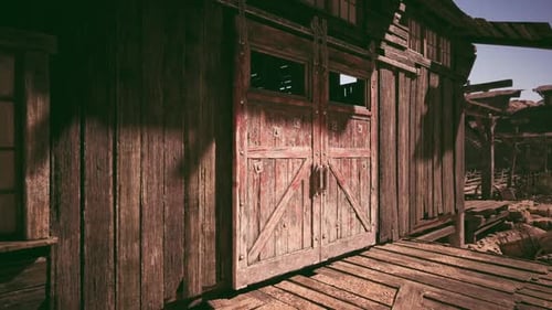 Rustic Sliding Barn Doors Opening Reveal