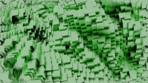 Moving Stream of Squares in Matrix