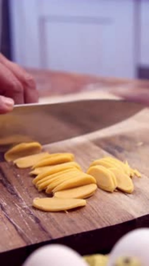 Vertical View Of Homemade Pasta
