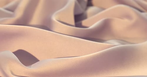 Elegant Satin Fabric Background Moving Slowly with Dolly