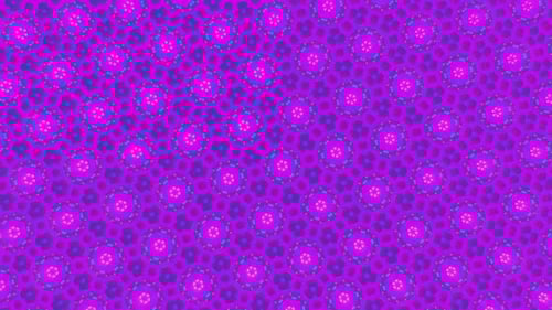 Vibrant Geometric Kaleidoscope Pattern Loop Background