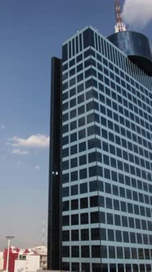 Mexico City Skyline in Vertical