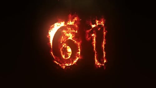 Numéro brûlant 61. Numéro d'incendie