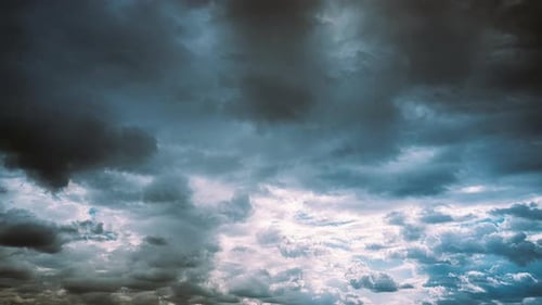 Storm Clouds Time Lapse of Dramatic Weather