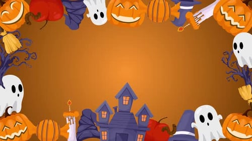 Halloween-Rahmen-Hintergrund