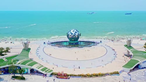 Beihai-Stadt, Guangxi, China schöner Strand, Küstenstadt