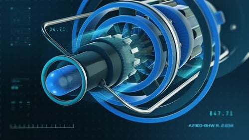 futuristic cad interface