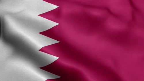Bahrain Flag Textured Waving Front Background