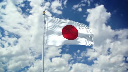 Japan Realistic Waving 4k