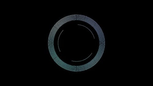 Collection Radar : animation de chargement d'un élément de cadran circulaire