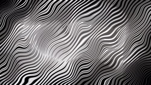 Liquid Curved Glossy Waves