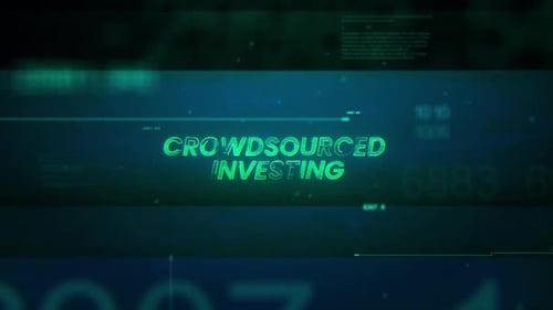 Glitch Text Digital Title Animation