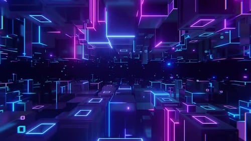 Neon Motion Tunnel 04